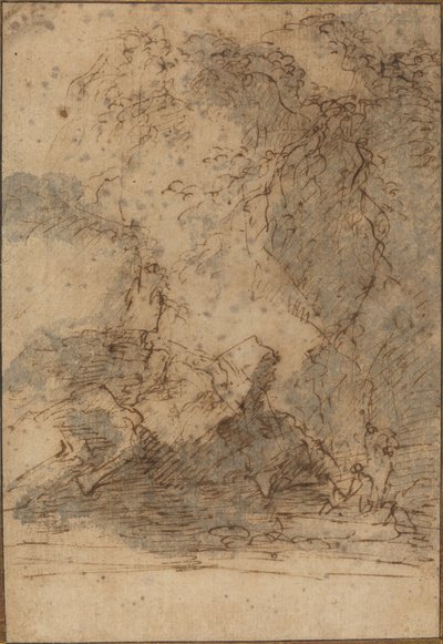 Landscape by Salvator Rosa