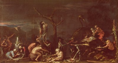 Scene of Witches by Salvator Rosa