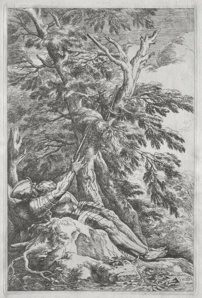 St. William the Hermit, c. 1662 by Salvator Rosa