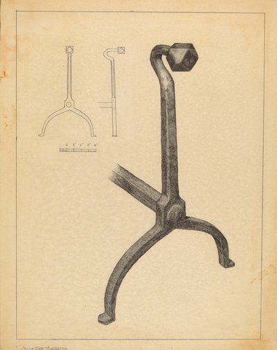 Andiron by Salvatore Borrazzo