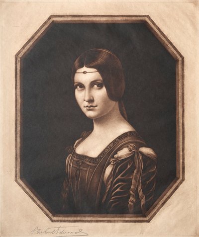 La Belle Ferronnière, 19th-20th century by Samuel Arlent Edwards