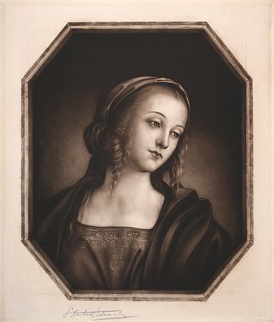 Madonna, 19th-20th century by Samuel Arlent Edwards