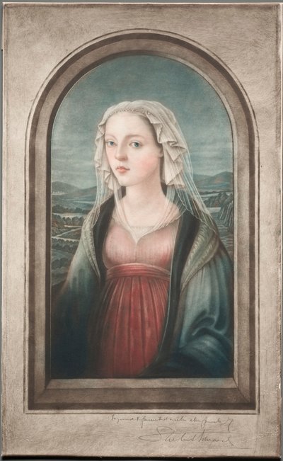 Madonna, 19th-20th Century by Samuel Arlent Edwards