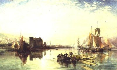 Port Glasgow, Evening by Samuel Bough