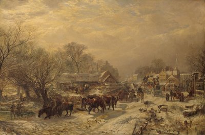 The Mail Coach by Samuel Bough