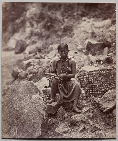 Lepcha Woman (number 1908) by Samuel Bourne