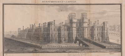 Herstmonceux Castle, Sussex by Samuel Buck