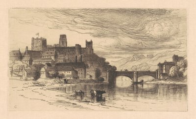 Durham, England by Samuel Colman