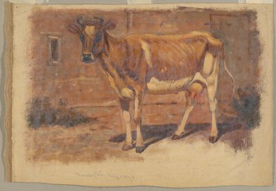 Study of a Standing Cow, Farmington by Samuel Colman