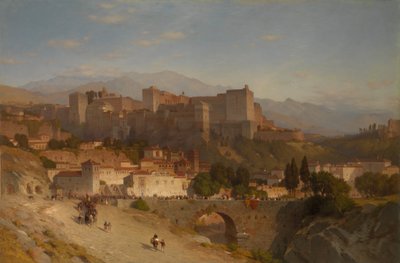 The Hill of the Alhambra, Granada by Samuel Colman