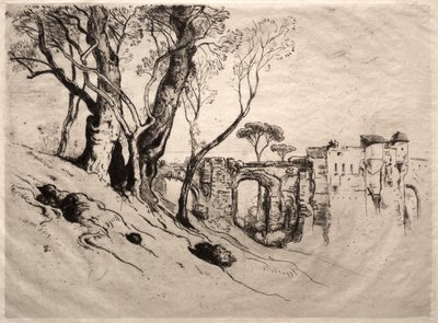 The Olive Trees of the Riviera by Samuel Colman