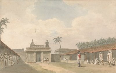 A Sepoy Sergeant in a Compound by Samuel Davis