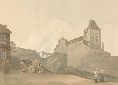 Castle at Dieppe, Normandy by Samuel Davis