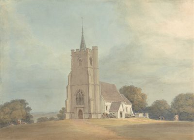 The Church in Knebworth Park by Samuel Davis