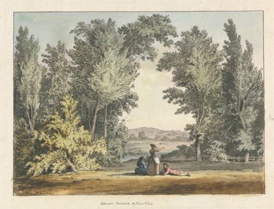 Between Chiswick and Brentford by Samuel Hieronymus Grimm