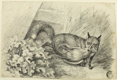 Fox Stealing a Cock by Samuel Howett