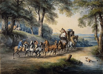 The Hold-Up, 1794 by Samuel Howitt
