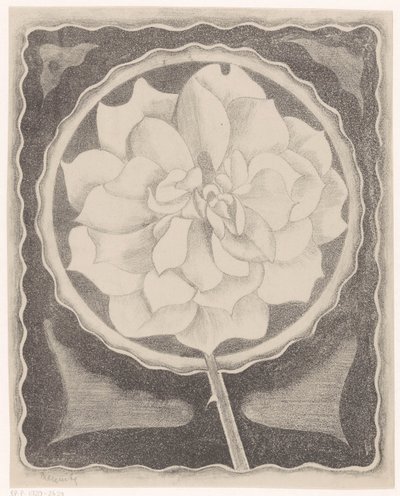 Rose by Samuel Jessurun de Mesquita (signed by artist)