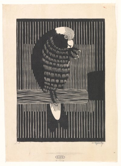 Rose Cockatoo by Samuel Jessurun de Mesquita (signed by artist)