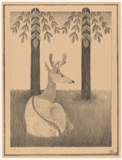 Barasingha Deer by Samuel Jessurun de Mesquita