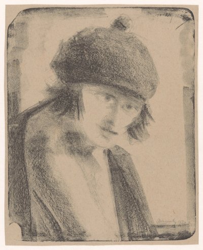 Woman with Beret by Samuel Jessurun de Mesquita