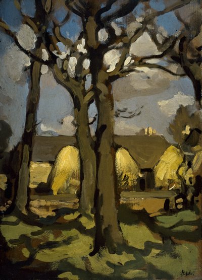 Farm Steading by Samuel John Peploe