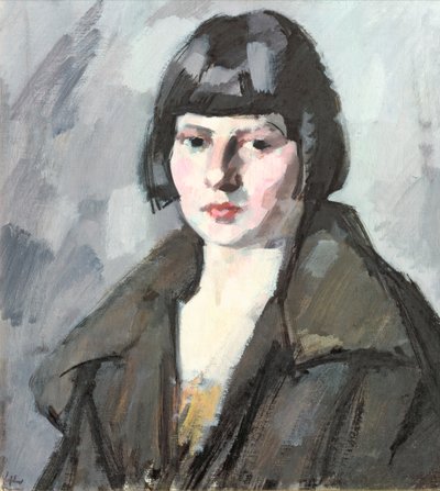 Head of a Young Girl, c.1920 by Samuel John Peploe
