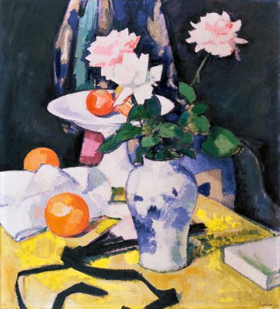Roses and Oranges by Samuel John Peploe