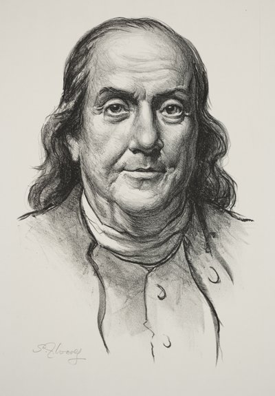 Benjamin Franklin by Samuel Johnson Woolf