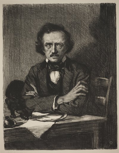 Edgar Allan Poe by Samuel Johnson Woolf