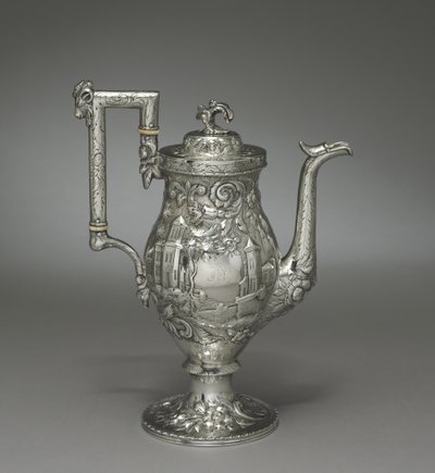 Neo-Rococo Coffee Pot by Samuel Kirk