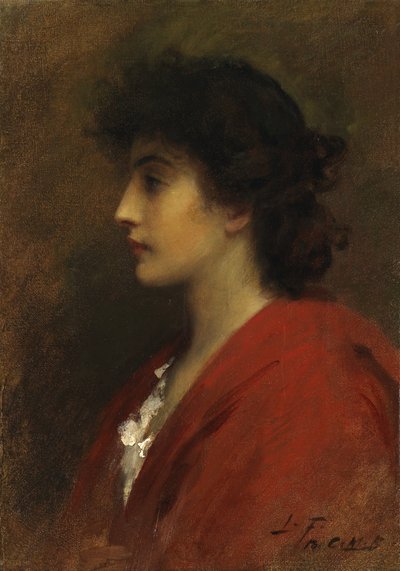 A Venetian Girl by Samuel Luke Fildes