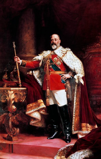 Portrait of Edward VII by Samuel Luke Fildes