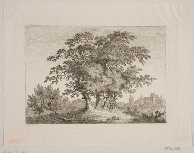 Landscape with Oak Trees by Samuel Mygind