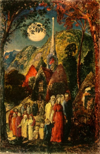 Coming from Evening Church by Samuel Palmer