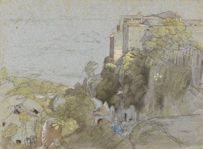 Italian Hill Town by Samuel Palmer