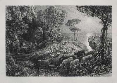 Moeris and Galatea by Samuel Palmer