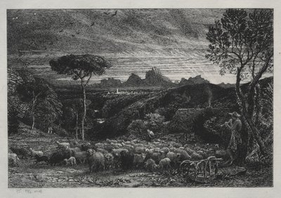 Opening the Fold by Samuel Palmer