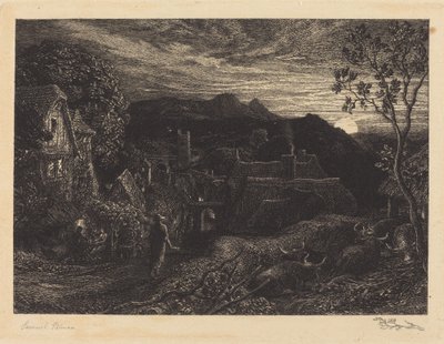 The Bellman by Samuel Palmer
