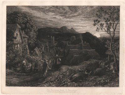 The Bellman by Samuel Palmer