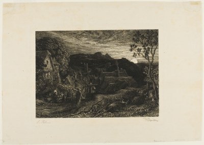 The Bellman by Samuel Palmer