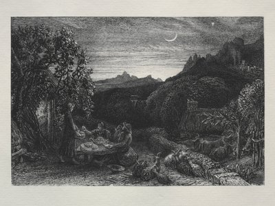 The Homeward Star, 1883 by Samuel Palmer