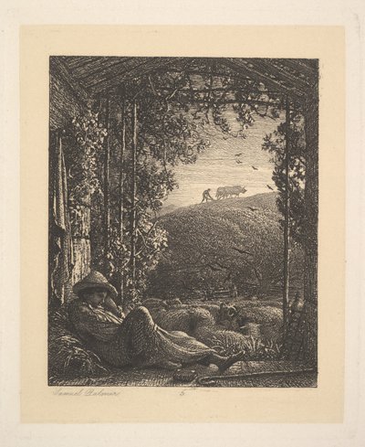 The Sleeping Shepherd, Early Morning, 1857 by Samuel Palmer