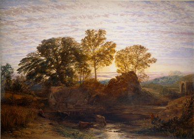 The Watermill by Samuel Palmer