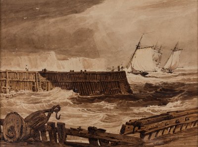 Coast Scene by Samuel Prout