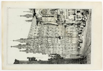 Hotel de Ville, Louvain by Samuel Prout