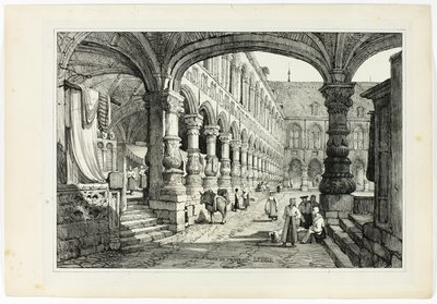 Palais du Prince, Liège by Samuel Prout