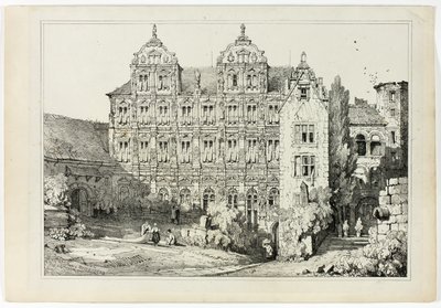 Part of the Castle at Heidelberg by Samuel Prout