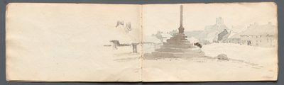 Sketchbook: Norham by Samuel Prout