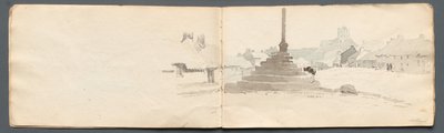 Sketchbook: Norham by Samuel Prout